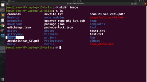 mkdir command in linux